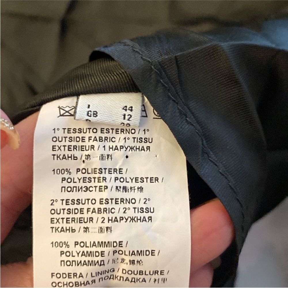 Pinko Black Mesh Detail sleeveless dress, US8 - Picture 14 of 14